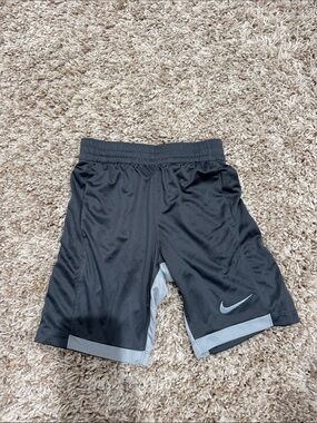 Nike Gray Athletic Mesh Shorts with light Gray Accents